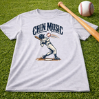 Adult "Chin Music" Baseball Pitchers Vintage Sports Next Level T-Shirt