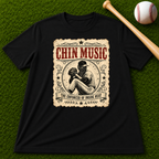 Adult Unisex "Chin Music Enforcer of Heat" Baseball Pitchers Comfort Colors Garment-Dyed T-shirt