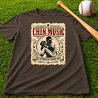 Adult Unisex "Chin Music Enforcer of Heat" Baseball Pitchers Comfort Colors Garment-Dyed T-shirt