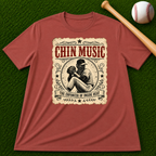 Adult Unisex "Chin Music Enforcer of Heat" Baseball Pitchers Comfort Colors Garment-Dyed T-shirt