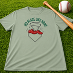 No Place Like Home Tornado Pocket Tee — Storm/Weather Graphic T-Shirt