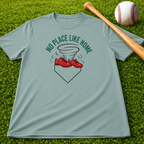 No Place Like Home Tornado Pocket Tee — Storm/Weather Graphic T-Shirt