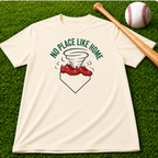 No Place Like Home Tornado Pocket Tee — Storm/Weather Graphic T-Shirt