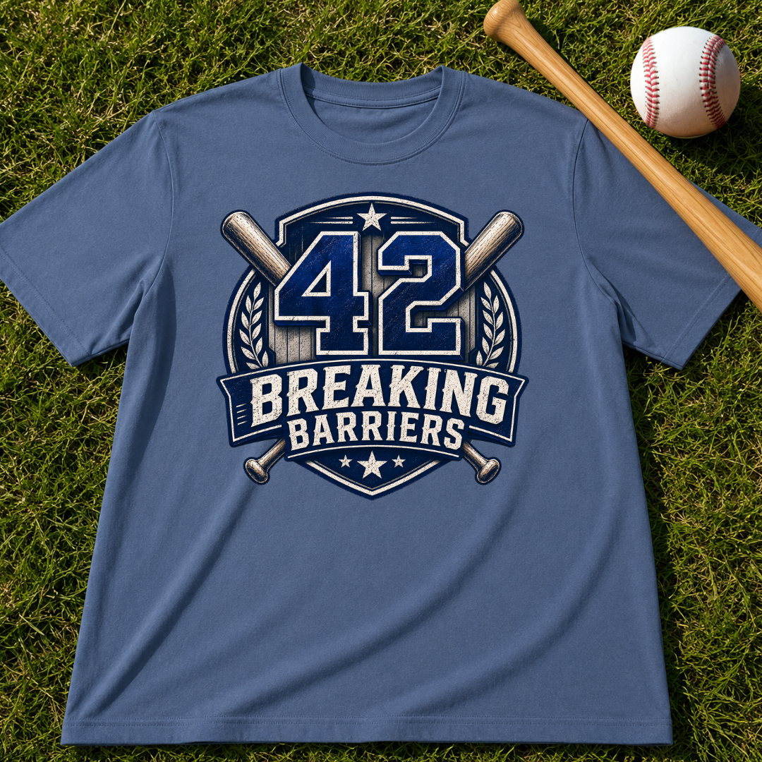 Breaking Barriers 42 Baseball T-Shirt Unisex