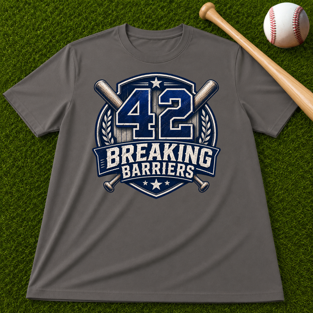 Breaking Barriers 42 Baseball T-Shirt Unisex