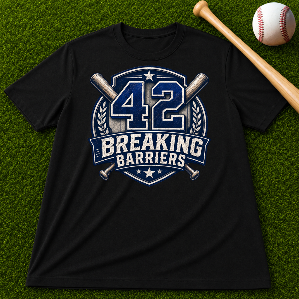 Breaking Barriers 42 Baseball T-Shirt Unisex