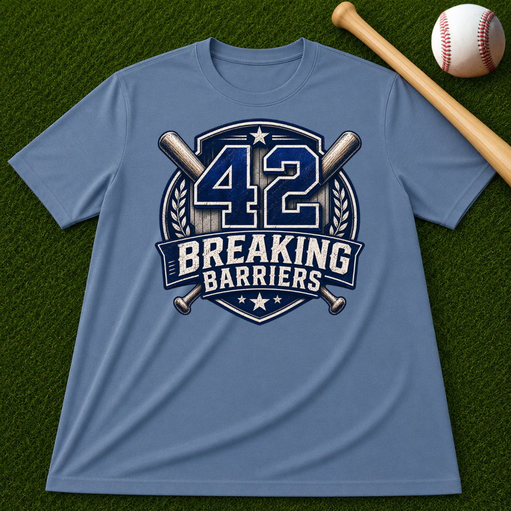 Breaking Barriers 42 Baseball T-Shirt Unisex
