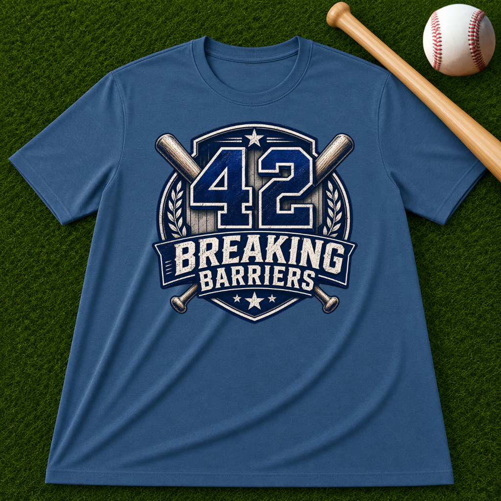 Breaking Barriers 42 Baseball T-Shirt Unisex