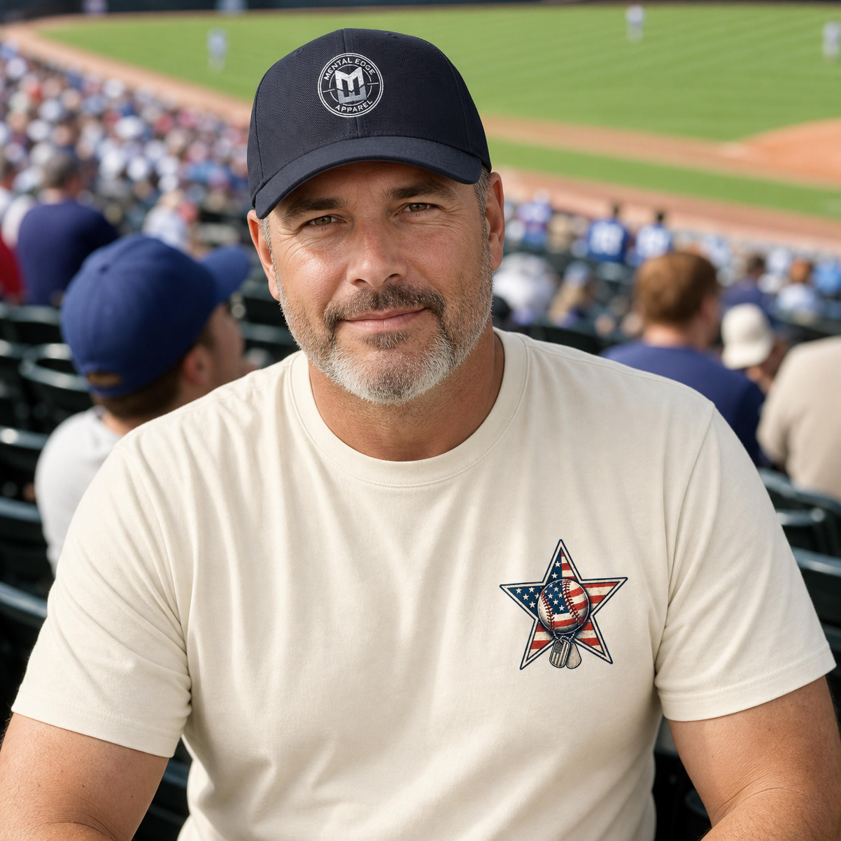 Freedom Runs Deep America Baseball Two Sided Next Level - Shirt
