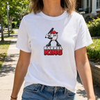 Baseball Women's Tee — 'Barrel King' Batting Ball Graphic Shirt