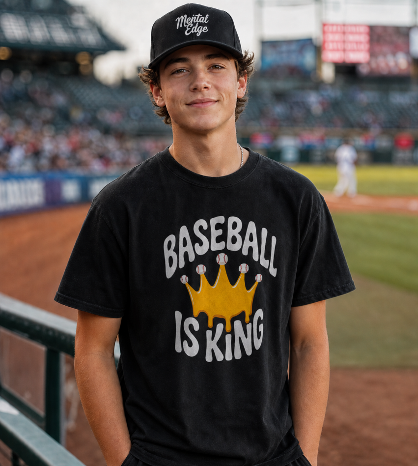 Baseball Is King T-Shirt Heavy Comfort Colors Adult Unisex