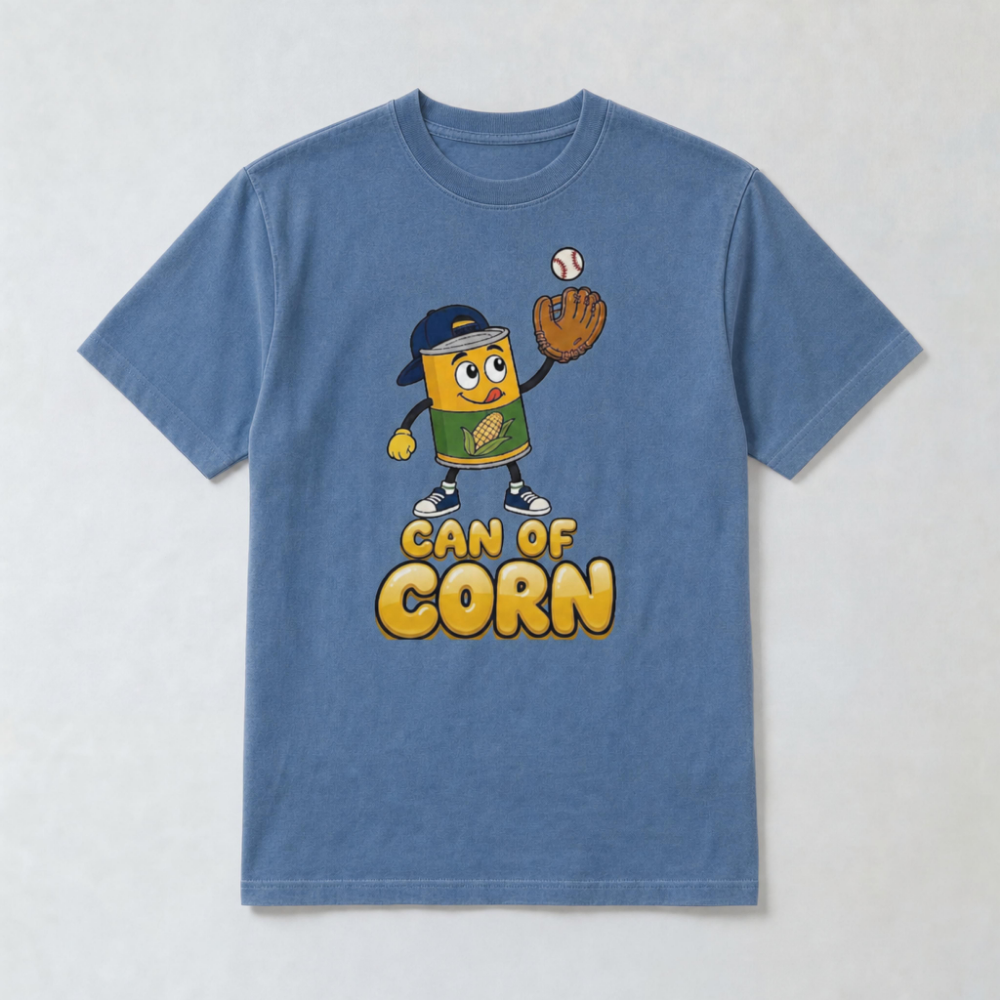 Can of Corn Baseball T-Shirt
