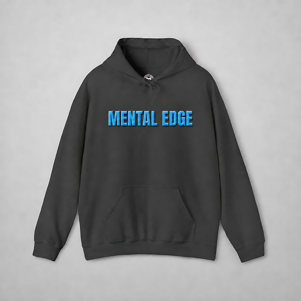 The Mental Edge Neon Blue Puff Hoodie