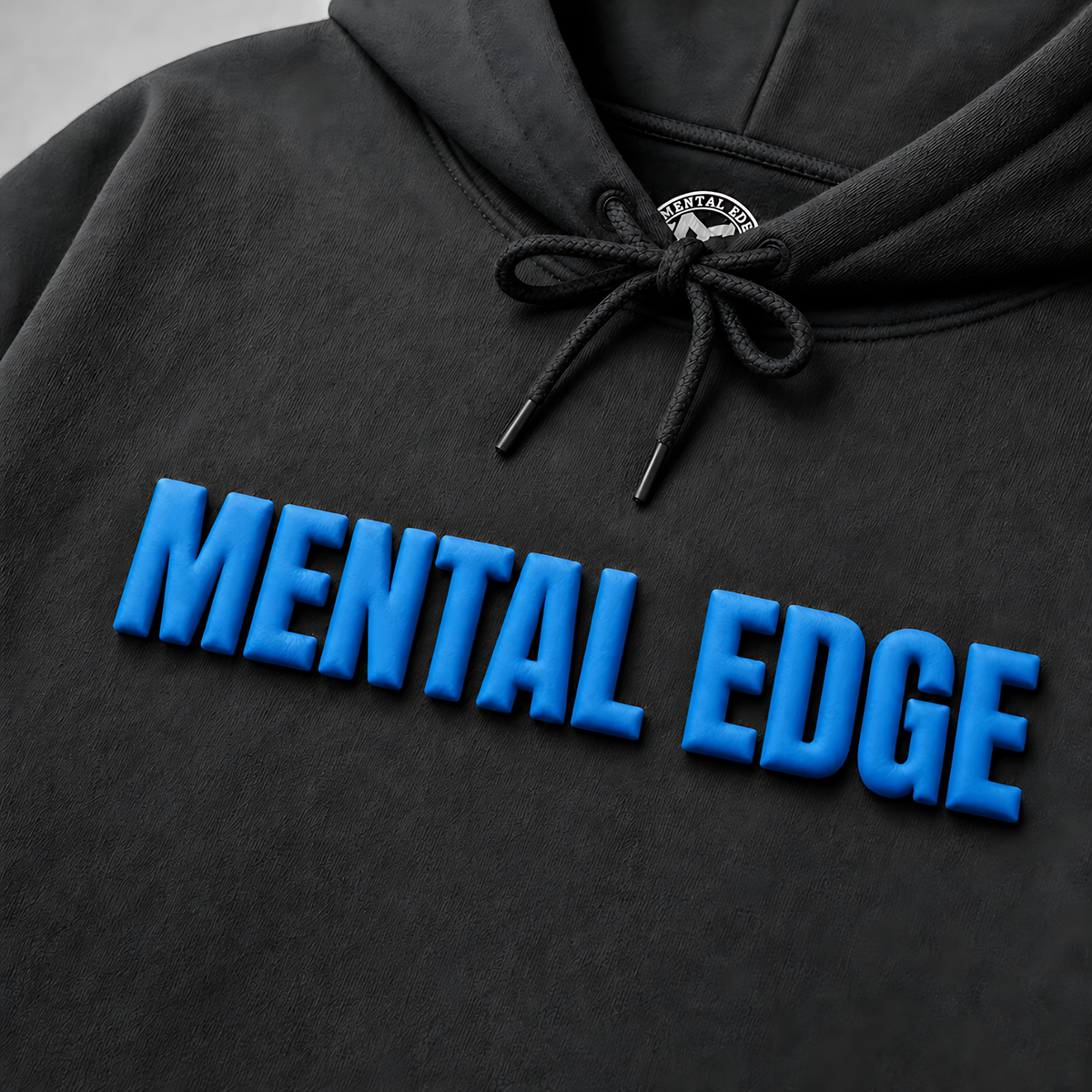 The Mental Edge Neon Blue Puff Hoodie