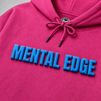The Mental Edge Neon Blue Puff Hoodie