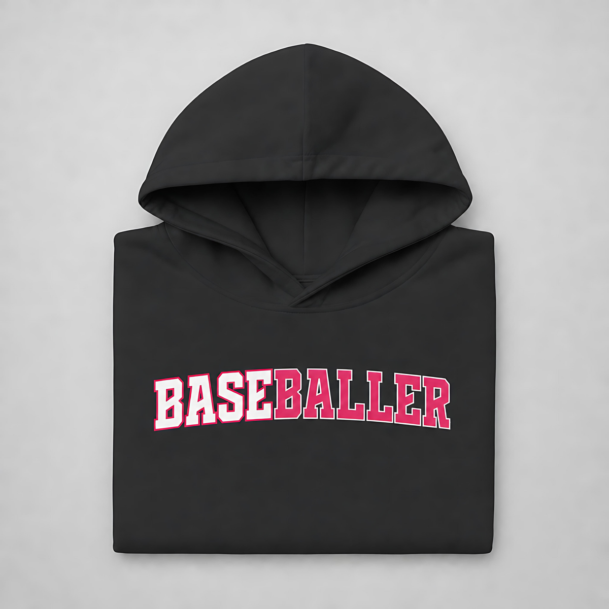 Youth BASEBALLER Hot Pink Hoodie