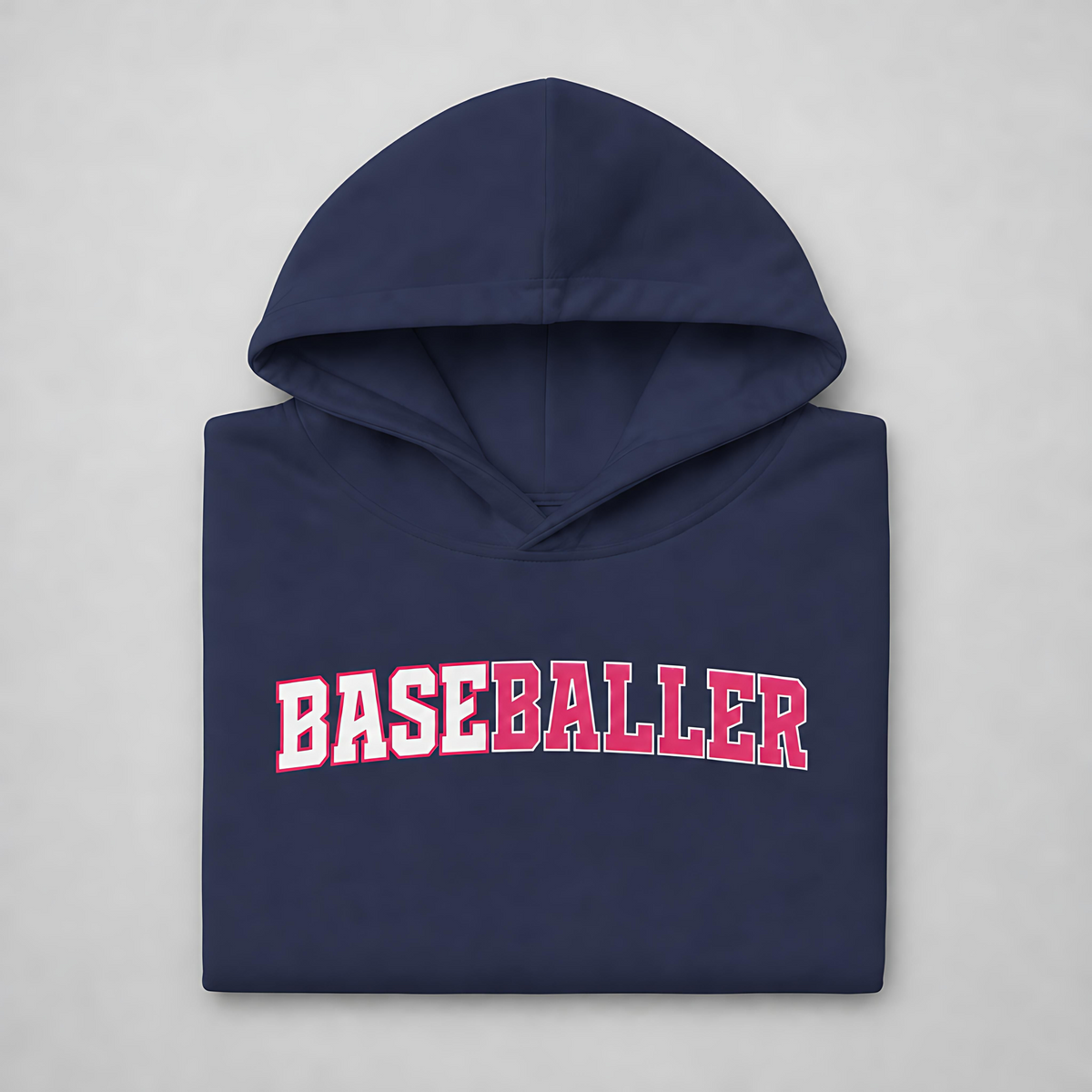 Youth BASEBALLER Hot Pink Hoodie