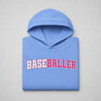 Youth BASEBALLER Hot Pink Hoodie