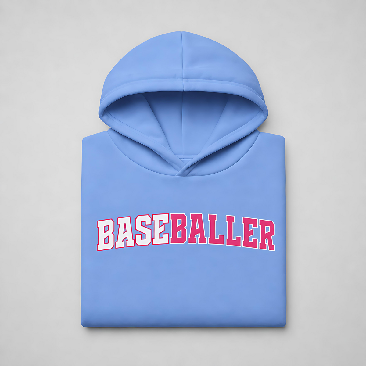 Youth BASEBALLER Hot Pink Hoodie