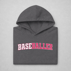 Youth BASEBALLER Hot Pink Hoodie