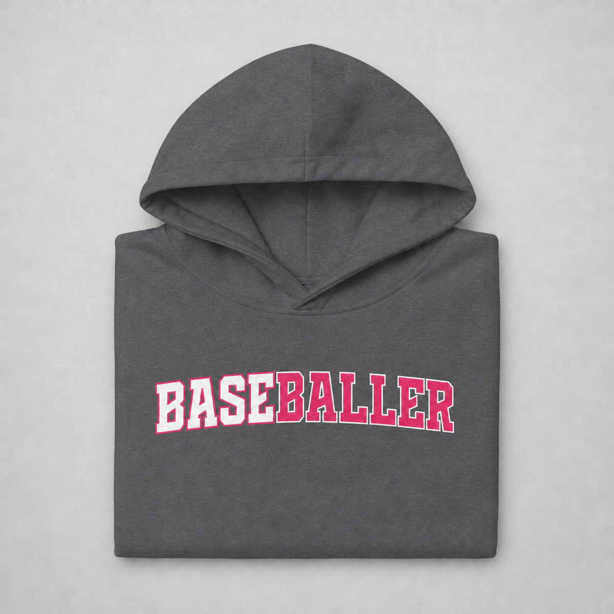 Youth BASEBALLER Hot Pink Hoodie