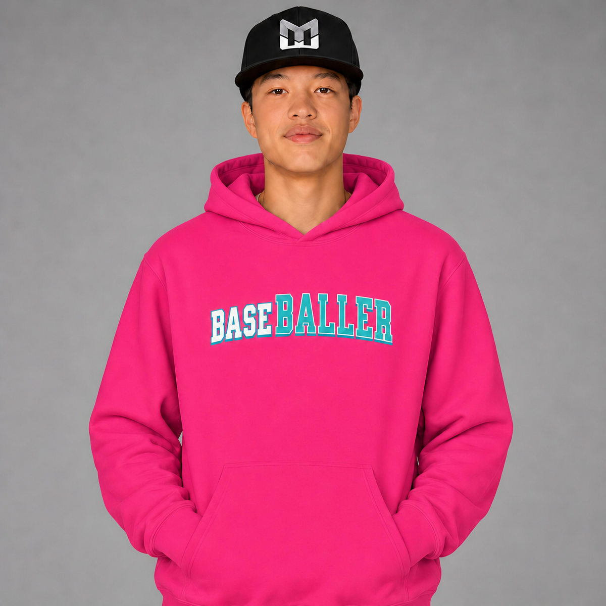 BASEBALLER Teal Hoodie