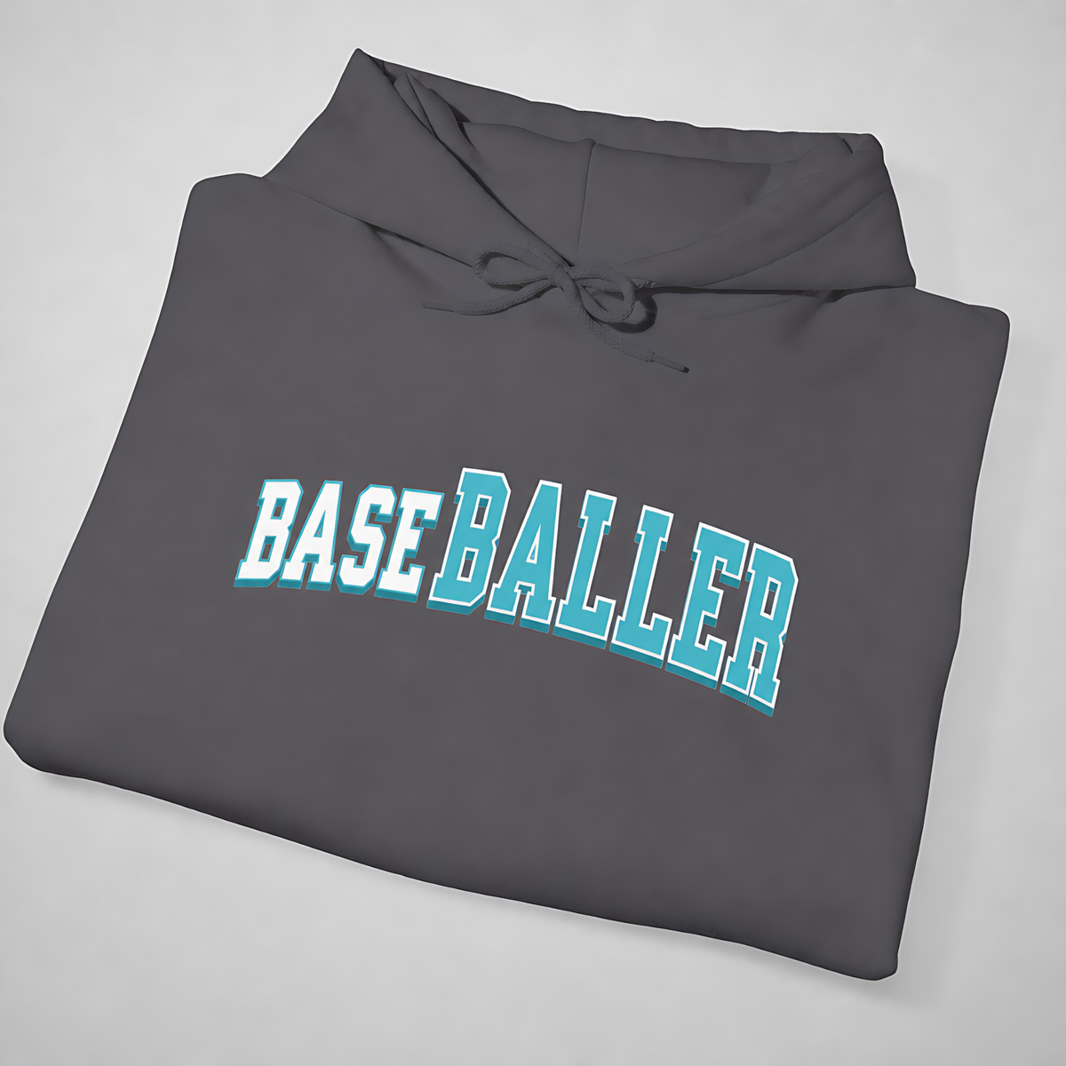 BASEBALLER Teal Hoodie