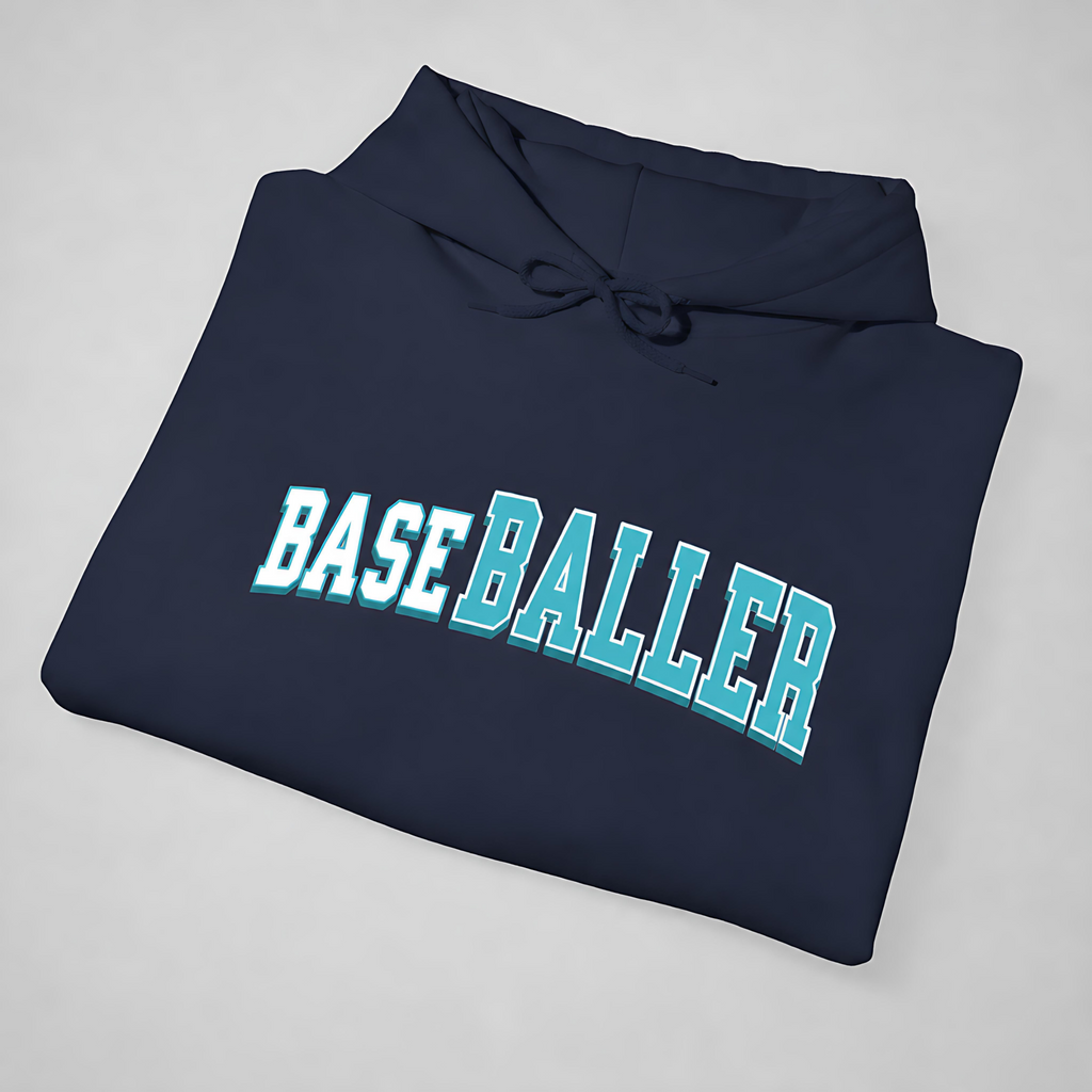 BASEBALLER Teal Hoodie