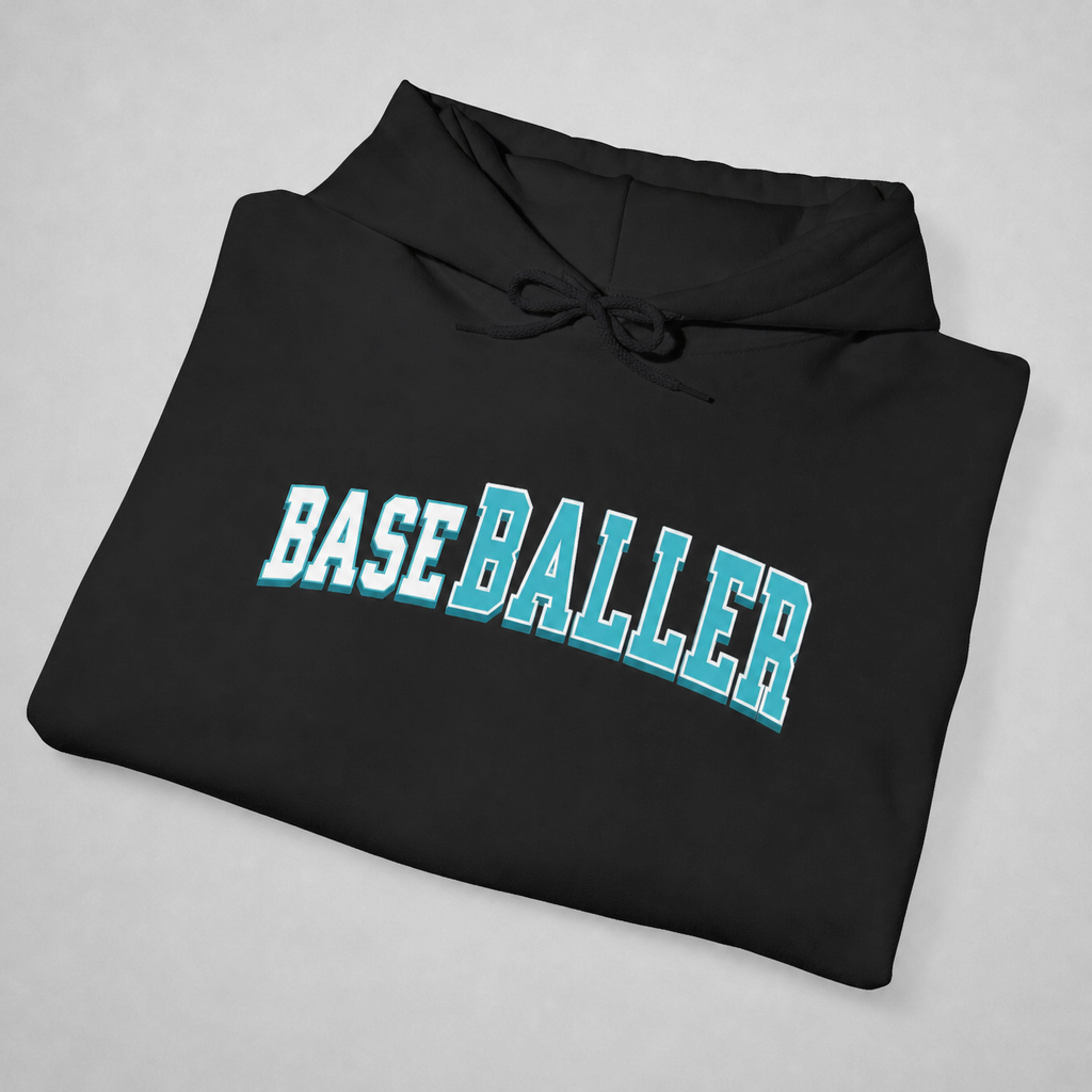 BASEBALLER Teal Hoodie