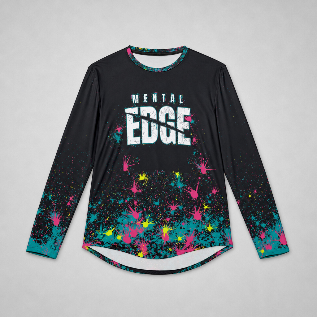 Mental Edge Neon Loud Splatter UV Long Sleeve