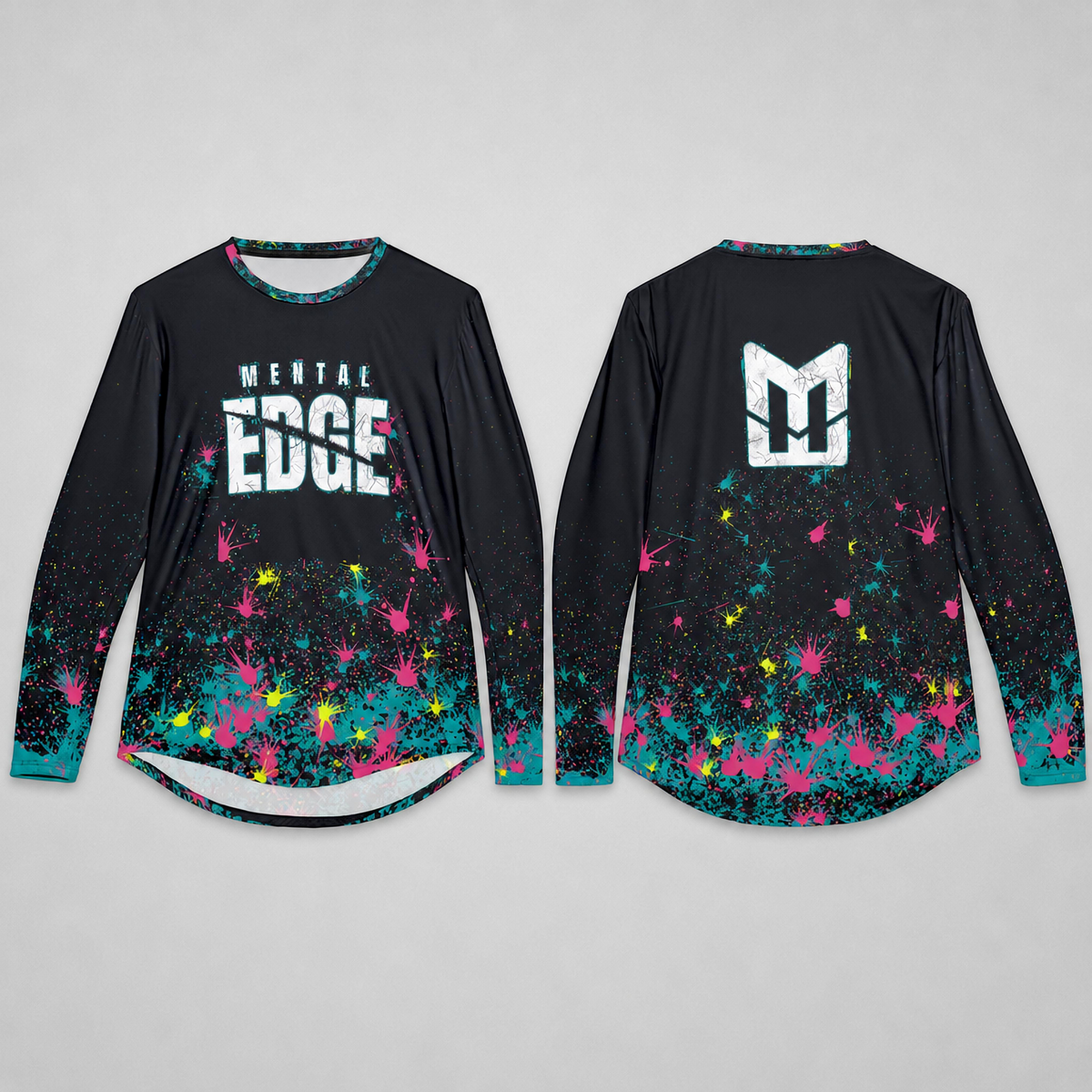 Mental Edge Neon Loud Splatter UV Long Sleeve