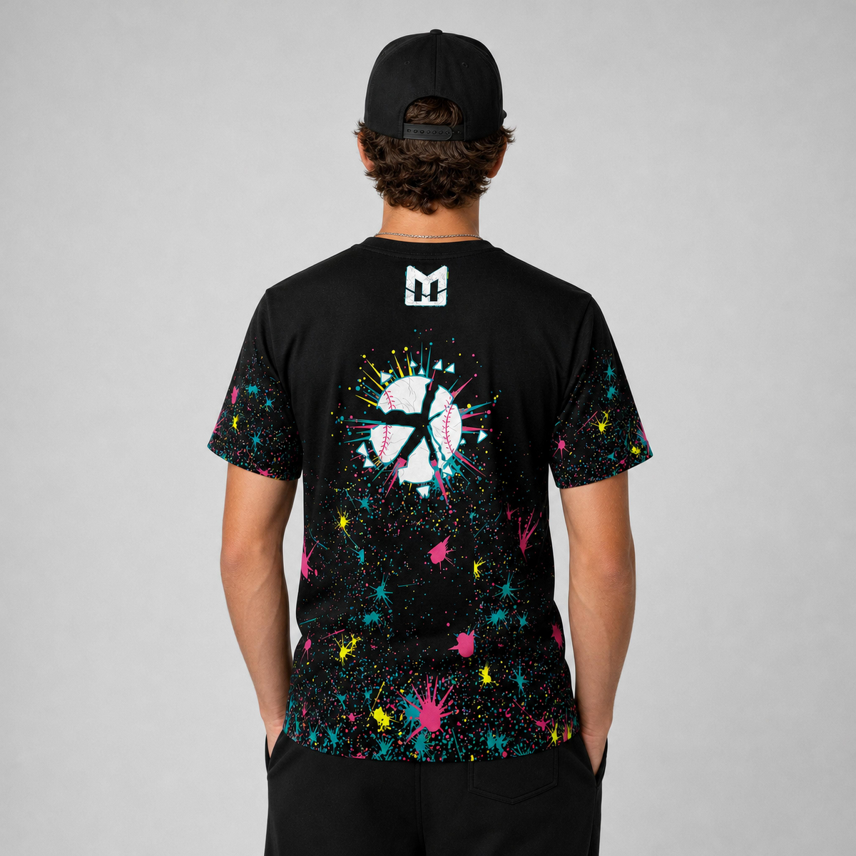 Mental Edge Neon Loud Splatter Tee