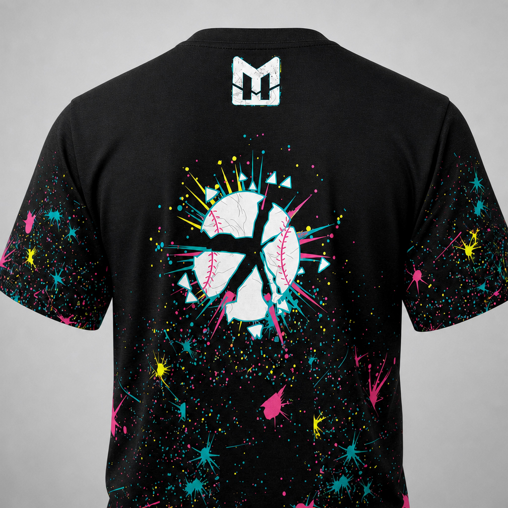 Mental Edge Neon Loud Splatter Tee