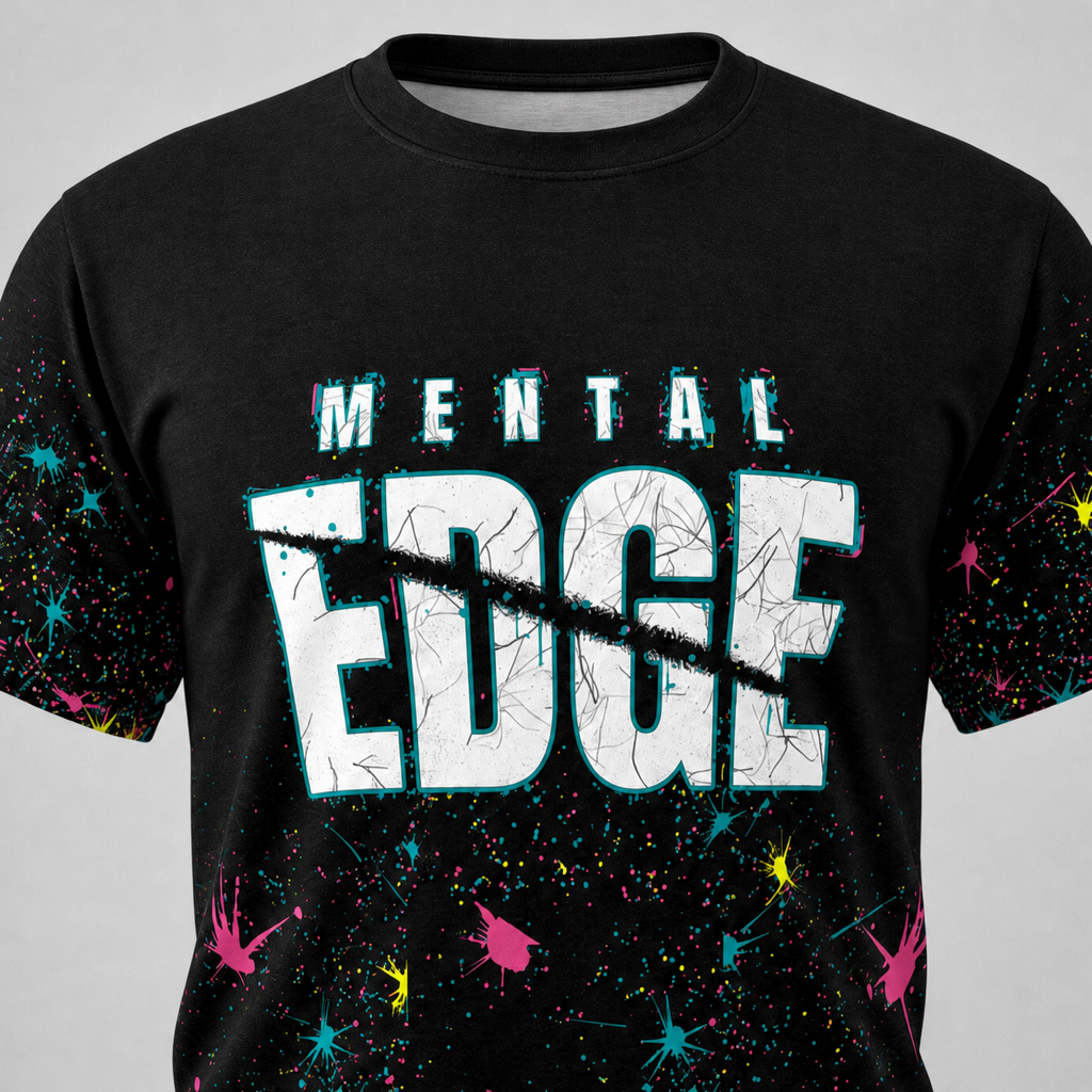 Mental Edge Neon Loud Splatter Tee
