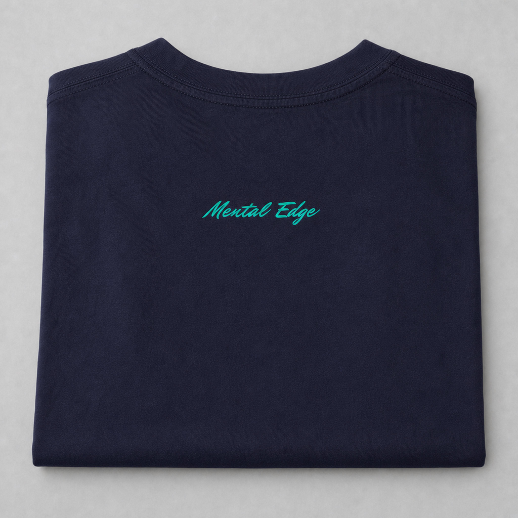 Mental Edge Heavyweight Tee – Teal Logo