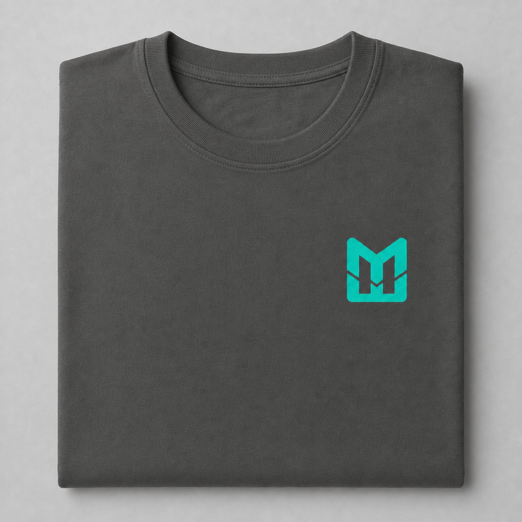 Mental Edge Heavyweight Tee – Teal Logo