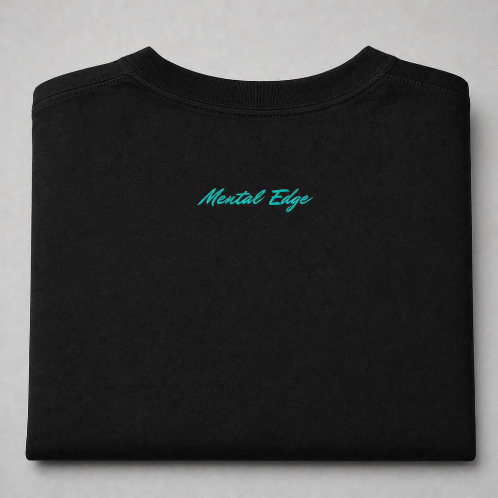 Mental Edge Heavyweight Tee – Teal Logo