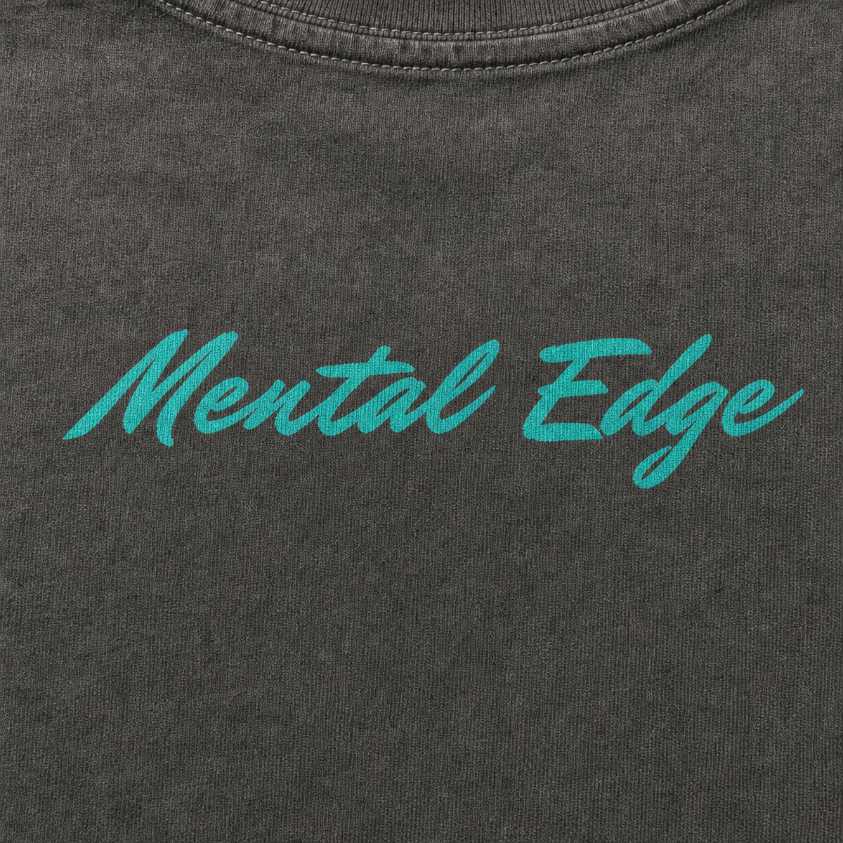 Mental Edge Heavyweight Tee – Teal Logo