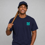 Mental Edge Heavyweight Tee – Teal Logo