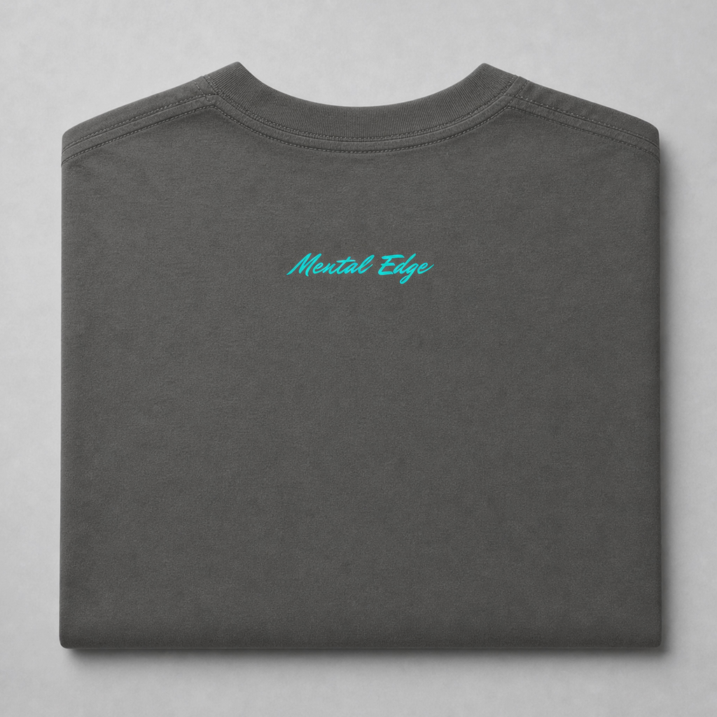 Mental Edge Heavyweight Tee – Teal Logo