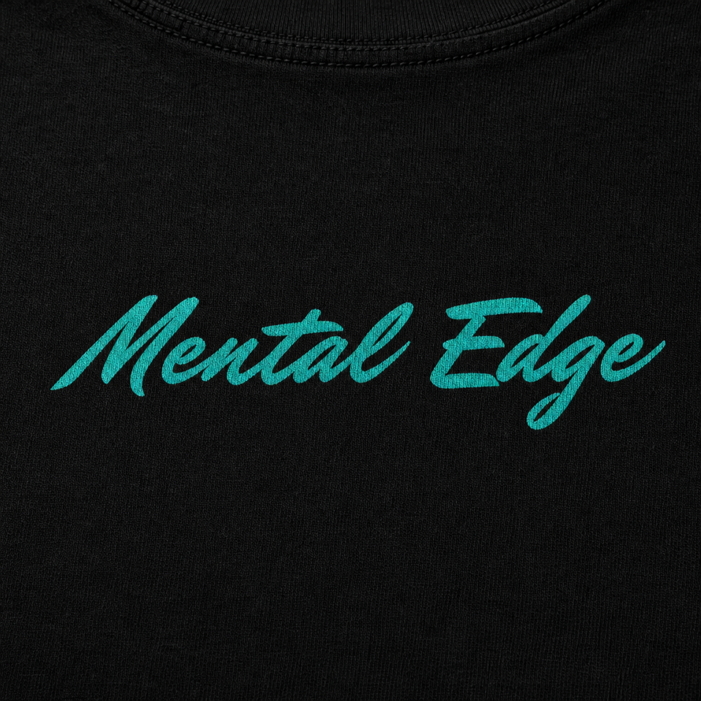 Mental Edge Heavyweight Tee – Teal Logo