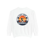 Baseball Sweatshirt — "Live Love Baseball" Vintage Sunset Crewneck Unisex