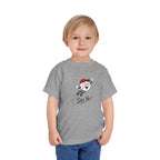 Toddler Tee — Retro Baseball Character "See Ya!" Graphic