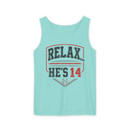 Relax... He's 14 Baseball Parent Tank Top