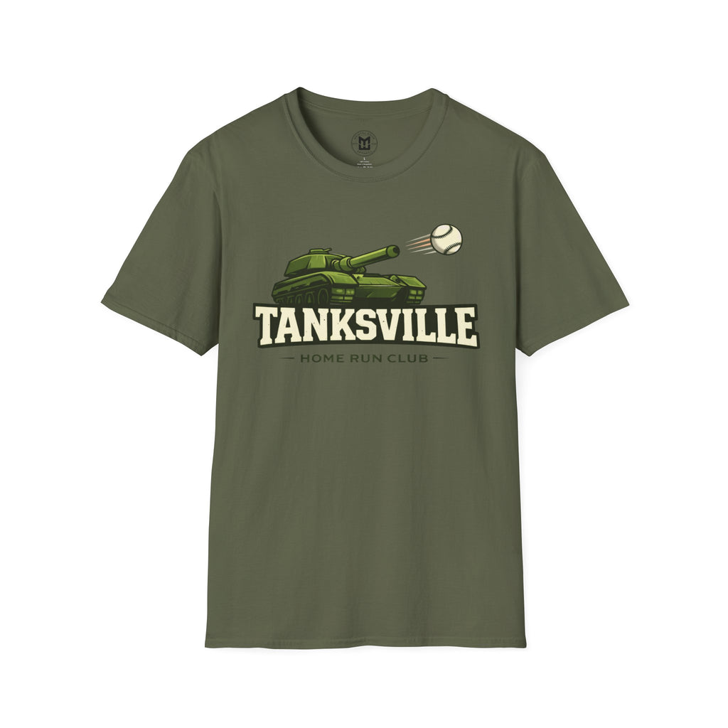 Tanksville Baseball Home Run Club' Vintage Sports Tee
