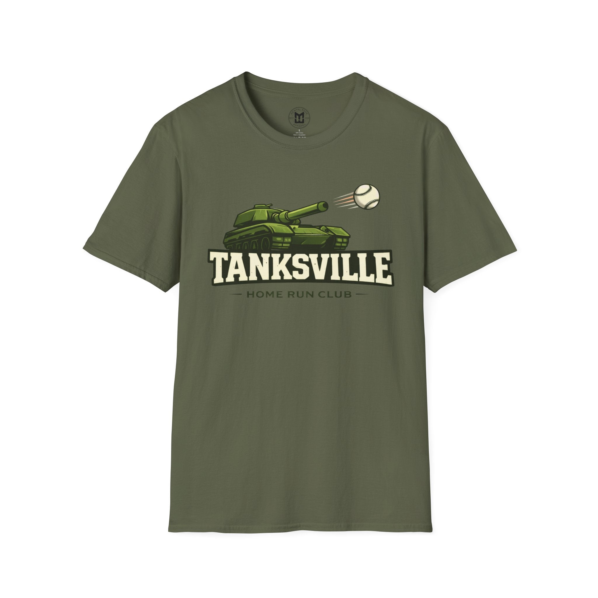 Tanksville Baseball Home Run Club' Vintage Sports Tee