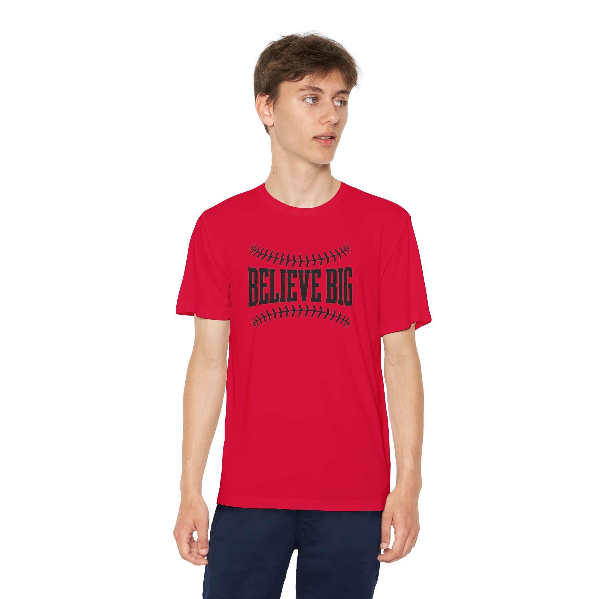 Believe Big Youth Baseball Dri Fit Tee