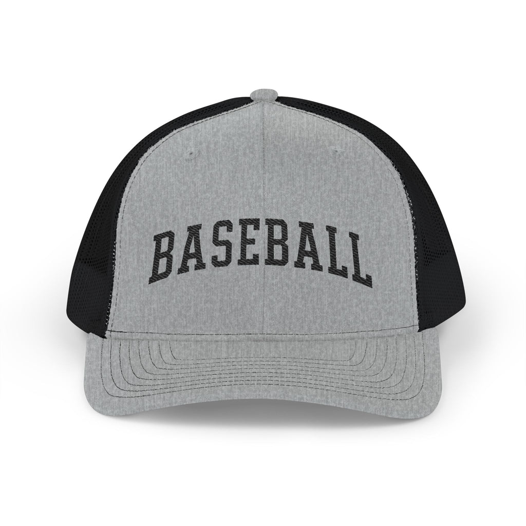 Baseball Trucker Cap – Vintage Distressed Baseball Snapback