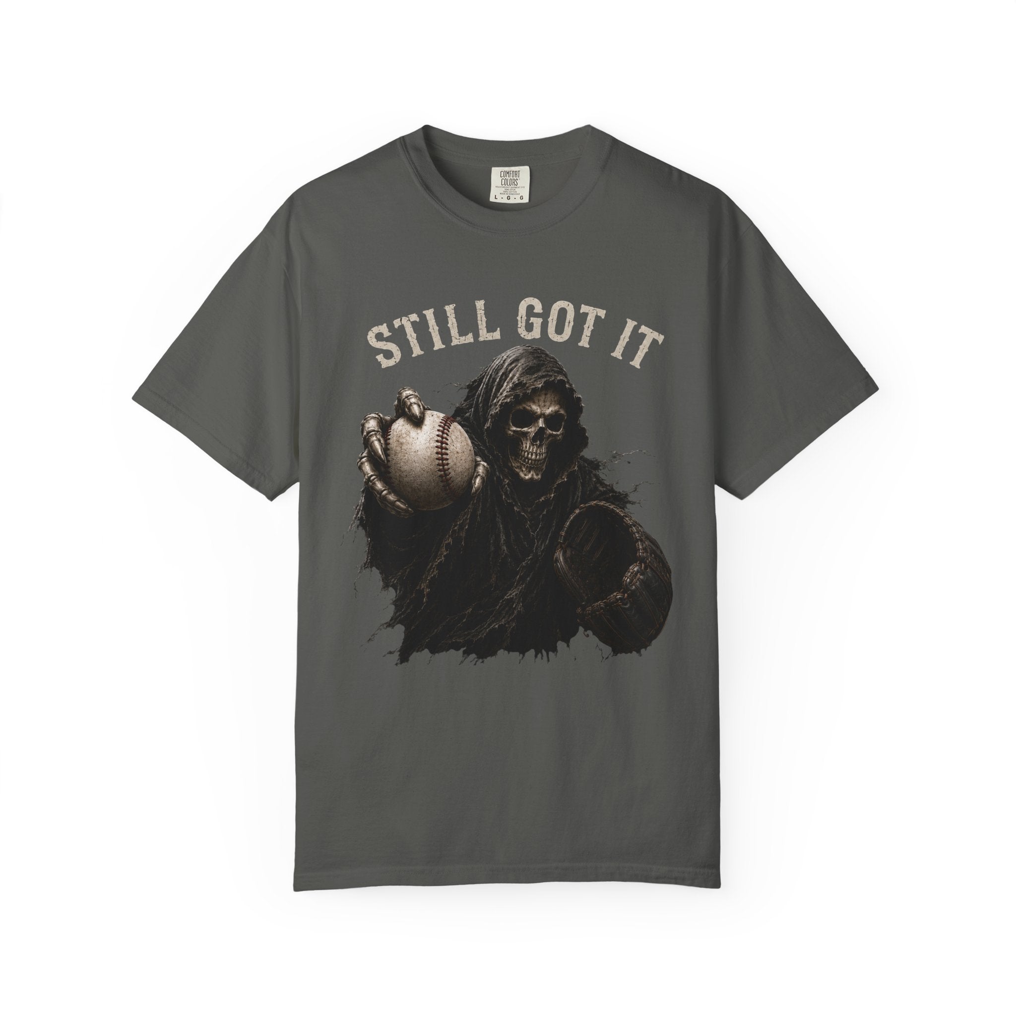 Still Got It Baseball Tee — Vintage Reaper Baseball T-Shirt