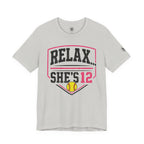Relax... She's 12 Softball Parents Tee